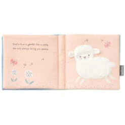 Hallmark The Lion And The Lamb: A Touch & Feel Book About God's Love Cloth Book -Featured Home Stores Lion and Lamb Touch Feel Soft Plush Cloth Book 1BBY4854 04