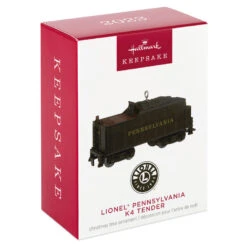 Hallmark Lionel® Pennsylvania K4 Tender Metal Ornament -Featured Home Stores Lionel Trains Black Engine Keepsake Ornament 2199QXI6377 04