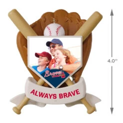 MLB Baseball Personalized Photo Ornament, Braves™ -Featured Home Stores MLB Baseball Personalized Photo Ornament Braves 2499QHE1913B3 04