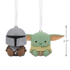 Better Together Star Wars: The Mandalorian™ And Grogu™ Magnetic Hallmark Ornaments, Set Of 2 7 Better Together Star Wars: The Mandalorian™ And Grogu™ Magnetic Hallmark Ornaments, Set Of 2 -Featured Home Stores Mandalorian and Grogu Christmas Ornaments 3HCM2401 03