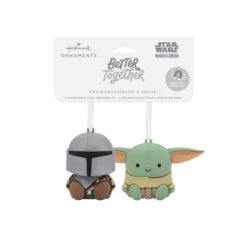 Better Together Star Wars: The Mandalorian™ And Grogu™ Magnetic Hallmark Ornaments, Set Of 2 8 Better Together Star Wars: The Mandalorian™ And Grogu™ Magnetic Hallmark Ornaments, Set Of 2 -Featured Home Stores Mandalorian and Grogu Christmas Ornaments 3HCM2401 04