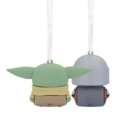Better Together Star Wars: The Mandalorian™ And Grogu™ Magnetic Hallmark Ornaments, Set Of 2 9 Better Together Star Wars: The Mandalorian™ And Grogu™ Magnetic Hallmark Ornaments, Set Of 2 -Featured Home Stores Mandalorian and Grogu Christmas Ornaments 3HCM2401 06