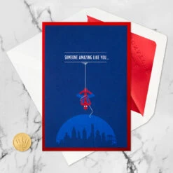Hallmark Marvel Spider-Man You Deserve An Amazing Day 3D Pop-Up Card -Featured Home Stores Marvel SpiderMan Amazing 3D PopUp Card 1499LAD2901 05