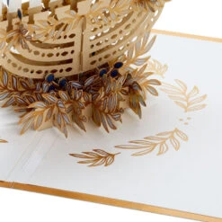 Hallmark Season Full Of Light 3D Pop-Up Hanukkah Card -Featured Home Stores Menorah 3D PopUp Hanukkah Card 5XXH1003 04