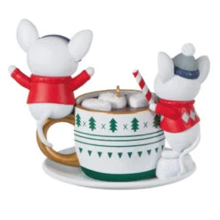 Hallmark Merry Mice With Hot Cocoa Ornament -Featured Home Stores Mice in Hot Cocoa Mug Keepsake Ornament 1999QXT4119 06