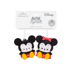 Better Together Disney Mickey And Minnie Magnetic Hallmark Ornaments, Set Of 2 8 Better Together Disney Mickey And Minnie Magnetic Hallmark Ornaments, Set Of 2 -Featured Home Stores Mickey and Minnie Christmas Ornaments 3HCM2402 04