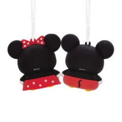 Better Together Disney Mickey And Minnie Magnetic Hallmark Ornaments, Set Of 2 9 Better Together Disney Mickey And Minnie Magnetic Hallmark Ornaments, Set Of 2 -Featured Home Stores Mickey and Minnie Christmas Ornaments 3HCM2402 06