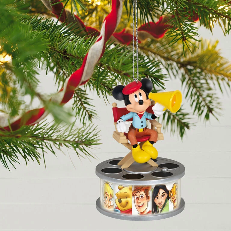 Hallmark Disney 100 Years Of Wonder Director Mickey Mouse Ornament With Light And Sound 2 Hallmark Disney 100 Years Of Wonder Director Mickey Mouse Ornament With Light And Sound - Image 2