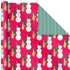 Hallmark Mod Holiday 3-Pack Reversible Wrapping Paper Assortment, 120 Sq. Ft. -Featured Home Stores Mod Holiday Assorted Reversible Wrapping Paper 5JXW1072 05