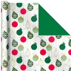 Hallmark Mod Holiday 3-Pack Reversible Wrapping Paper Assortment, 120 Sq. Ft. -Featured Home Stores Mod Holiday Assorted Reversible Wrapping Paper 5JXW1072 06