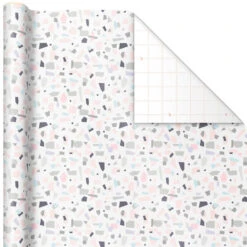 Hallmark Modern Muted 3-Pack Wrapping Paper, 55 Sq. Ft. Total 11 Hallmark Modern Muted 3-Pack Wrapping Paper, 55 Sq. Ft. Total -Featured Home Stores Modern Muted 3Pack Wrapping Paper Rolls 5EWR6369 04