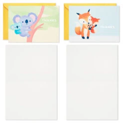 Hallmark Mom And Baby Animal Assortment Blank Thank-You Notes, Pack Of 48 -Featured Home Stores Mom and Baby Animal Assortment Blank ThankYou Notes 5STZ1134 03