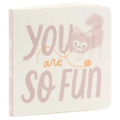 Hallmark MopTops Furry Cat Stuffed Animal With You Are So Fun Board Book -Featured Home Stores MopTops Plush Cat Stuffed Animal Board Book 1KID1533 04