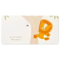 Hallmark MopTops Lion Stuffed Animal With You Are Brave Board Book -Featured Home Stores MopTops Plush Lion Stuffed Animal Board Book 1KID1530 06