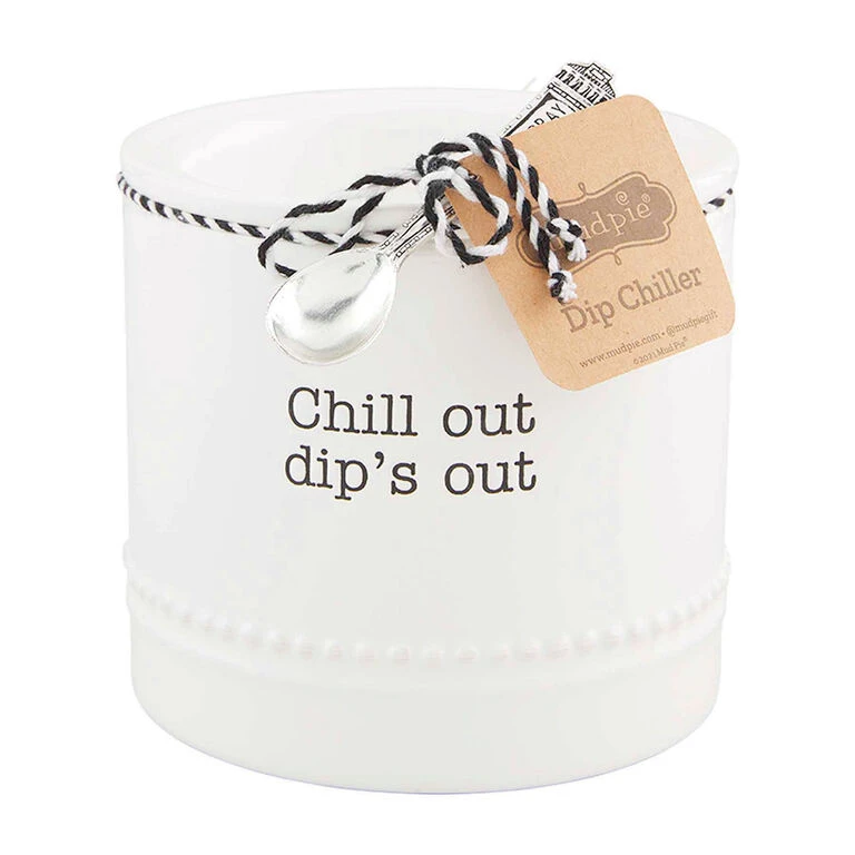 Mud Pie Chill Out Dip Chiller And Spoon, Set Of 2 1 Mud Pie Chill Out Dip Chiller And Spoon, Set Of 2