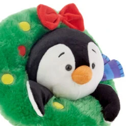 Hallmark Playful Penguins All Decked Out Musical Plush Penguin With Light And Motion -Featured Home Stores Musical Playful Penguins Plush With Light Motion 1KCX1100 04