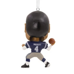 NFL Dallas Cowboys Dak Prescott Bouncing Buddy Hallmark Ornament -Featured Home Stores NFL Dallas Cowboys Dak Prescott Bouncing Buddy Christmas Ornament 1OSL1563 05