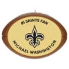Hallmark NFL Football New Orleans Saints Text Personalized Ornament