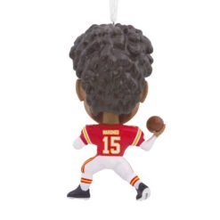 NFL Kansas City Chiefs Patrick Mahomes II Bouncing Buddy Hallmark Ornament -Featured Home Stores NFL Kansas City Chiefs Patrick Mahomes II Bouncing Buddy Christmas Ornament 1OSL1562 05