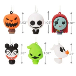 Mini Disney Tim Burton's The Nightmare Before Christmas Shatterproof Hallmark Ornaments, Set Of 6 7 Mini Disney Tim Burton's The Nightmare Before Christmas Shatterproof Hallmark Ornaments, Set Of 6 -Featured Home Stores Nightmare Before Christmas Christmas Ornaments 3HCM2372 03