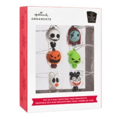 Mini Disney Tim Burton's The Nightmare Before Christmas Shatterproof Hallmark Ornaments, Set Of 6 8 Mini Disney Tim Burton's The Nightmare Before Christmas Shatterproof Hallmark Ornaments, Set Of 6 -Featured Home Stores Nightmare Before Christmas Christmas Ornaments 3HCM2372 04