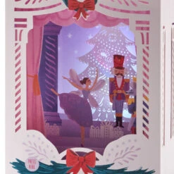 Hallmark Nutcracker Musical 3D Pop-Up Christmas Card With Light -Featured Home Stores Nutcracker Shadow Box 3D PopUp Music Light Christmas Card 1099XOD4041 06