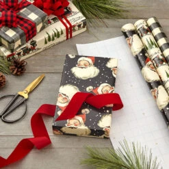 Hallmark Old-Fashioned Christmas 3-Pack Wrapping Paper, 120 Sq. Ft. -Featured Home Stores OldFashioned Christmas 3Pack Wrapping Paper 5JXW1077 03