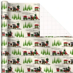 Hallmark Old-Fashioned Christmas 3-Pack Wrapping Paper, 120 Sq. Ft. -Featured Home Stores OldFashioned Christmas 3Pack Wrapping Paper 5JXW1077 07