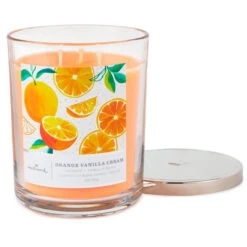 Hallmark Orange Vanilla Cream 3-Wick Jar Candle, 16 Oz. -Featured Home Stores Orange Vanilla Cream 3Wick Jar Candle 1BGC1062 03