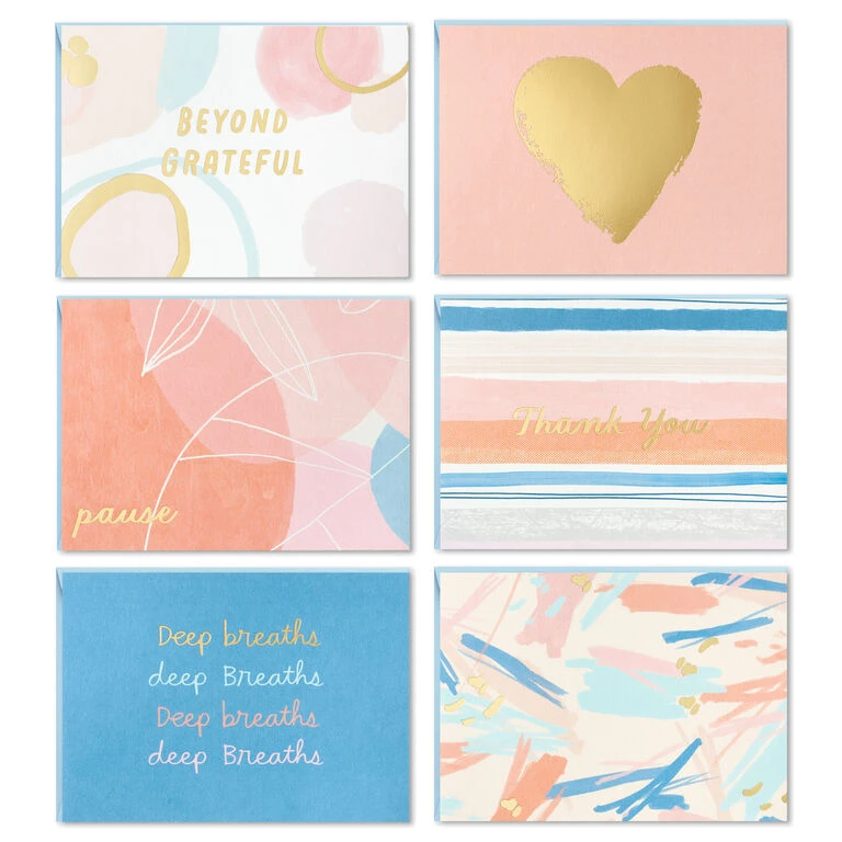 Hallmark Painted Pastels Assorted Blank Note Cards, Box Of 24 2 Hallmark Painted Pastels Assorted Blank Note Cards, Box Of 24 - Image 2