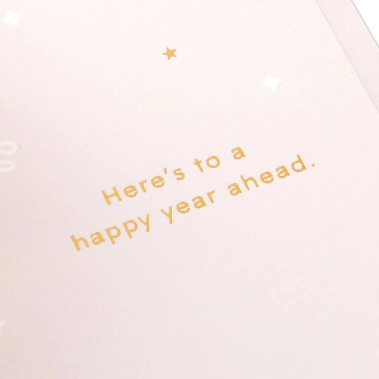 Hallmark Here's To A Happy Year Ahead 3D Pop-Up Birthday Card 3 Hallmark Here's To A Happy Year Ahead 3D Pop-Up Birthday Card - Image 3