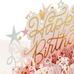 Hallmark Here's To A Happy Year Ahead 3D Pop-Up Birthday Card 13 Hallmark Here's To A Happy Year Ahead 3D Pop-Up Birthday Card -Featured Home Stores Party Decorations 3D PopUp Birthday Card 1299LAD2899 04