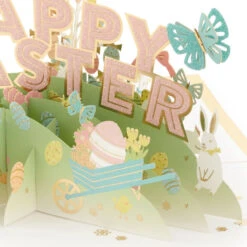 Hallmark Happy Surprises 3D Pop-Up Easter Card -Featured Home Stores Pastel Eggs 3D PopUp Easter Card 1299IRC7072 04