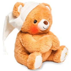 Paws For Prayer Bear Stuffed Animal With Music And Light, 10" H 5 Paws For Prayer Bear Stuffed Animal With Music And Light, 10" H -Featured Home Stores Paws for Prayer Bear Plush With Music and Light CB86755 03