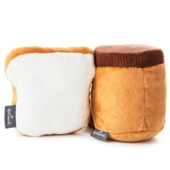 Hallmark Better Together Peanut Butter And Jelly Magnetic Plush, 5" -Featured Home Stores Peanut Butter Jar and Bread With Jelly Magnetic Plush 1KID1641 03