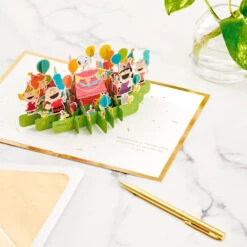 Hallmark Peanuts® Gang Celebrating You 3D Pop-Up Birthday Card -Featured Home Stores Peanuts Gang Snoopy 3D PopUp Birthday Card 1499LAD2739 08