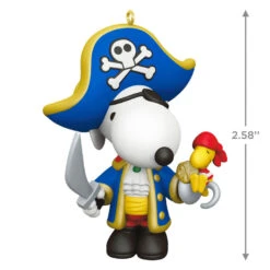 Hallmark Peanuts® Spotlight On Snoopy Pirate Snoopy Ornament -Featured Home Stores Peanuts Pirate Snoopy Keepsake Ornament 1699QXR8229 03