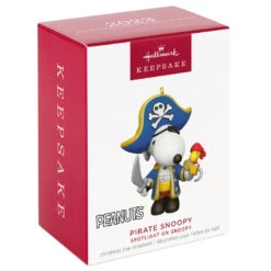 Hallmark Peanuts® Spotlight On Snoopy Pirate Snoopy Ornament -Featured Home Stores Peanuts Pirate Snoopy Keepsake Ornament 1699QXR8229 04