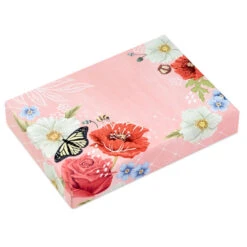 Hallmark Pink Floral Stationery Set And Desk Organizer Box -Featured Home Stores Pink Floral Stationery Set and Note Cards in Box 5STZ1186 05