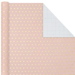 Hallmark Pink And Gray 3-Pack Wrapping Paper, 85 Sq. Ft. Total -Featured Home Stores Pink and Gray 2 Standard 1 Foil 3Pack Gift Wrap 5EWR6421 04