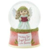 Precious Moments Wishing You Joyful Sounds Of The Season Musical Snow Globe, 5.7"