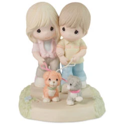 Precious Moments I’ll Never Let You Go Figurine, 5.4" -Featured Home Stores Precious Moments Couple Walking Dogs Figurine 223003 03