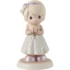 Precious Moments Blessings On Your First Communion Blonde Girl Figurine, 5.3"
