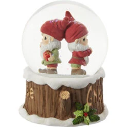 Precious Moments Gnaughty Or Gnice Gnomes Musical Snow Globe, 5.5" -Featured Home Stores Precious Moments Gnomes Musical Snow Globe 211107 03