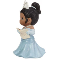 Precious Moments Disney My Dream Starts With Me Tiana Figurine, 5" -Featured Home Stores Precious Moments Tiana in Blue Dress Figurine 211026 03