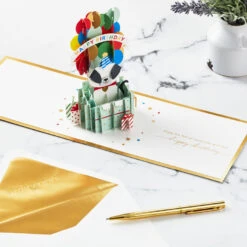 Hallmark It's Your Day Puppy In Present 3D Pop-Up Birthday Card -Featured Home Stores Puppy in a Present 3D PopUp Birthday Card 1299LAD2883 06