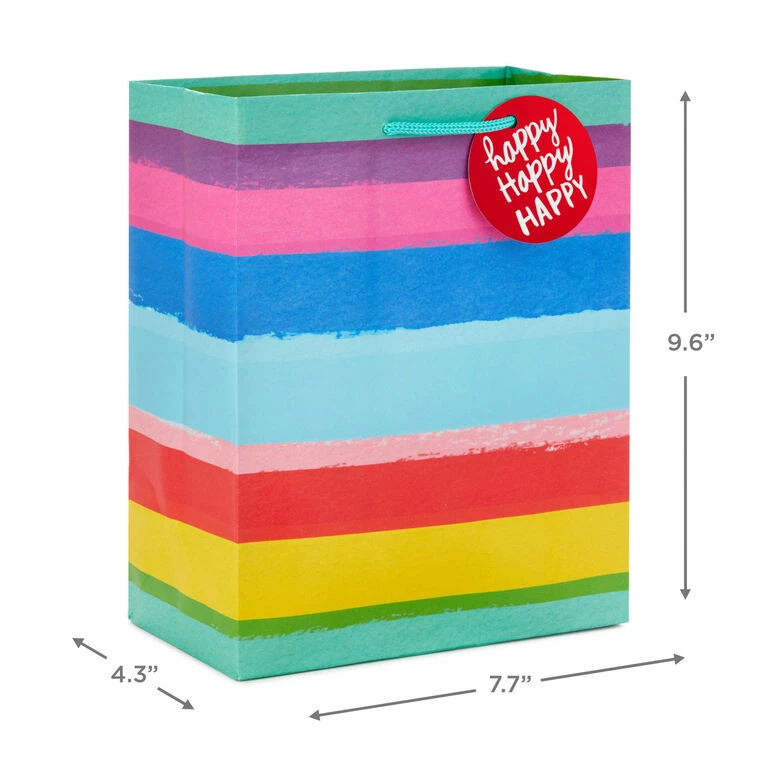 Hallmark Birthday Rainbow 8-Pack Gift Bags, Assorted Sizes And Designs 5 Hallmark Birthday Rainbow 8-Pack Gift Bags, Assorted Sizes And Designs - Image 5