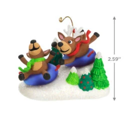 Hallmark Reindeer Antics Ornament -Featured Home Stores Reindeer on Snow Tubes Keepsake Ornament 2499QGO2747 03