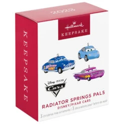 Hallmark Mini Disney/Pixar Cars Radiator Springs Pals Ornaments, Set Of 3 18 Hallmark Mini Disney/Pixar Cars Radiator Springs Pals Ornaments, Set Of 3 -Featured Home Stores Sally Doc Hudson Ramone Cars Keepsake Ornaments 2999QXM9297 06