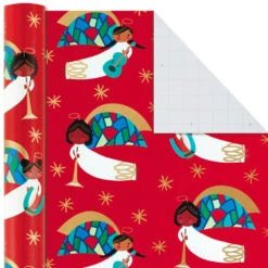 Hallmark Santa Fun 3-Pack Christmas Wrapping Paper Assortment, 120 Sq. Ft. -Featured Home Stores Santa Fun Hallmark Mahogany Christmas Wrapping Paper 5JXW1037 07